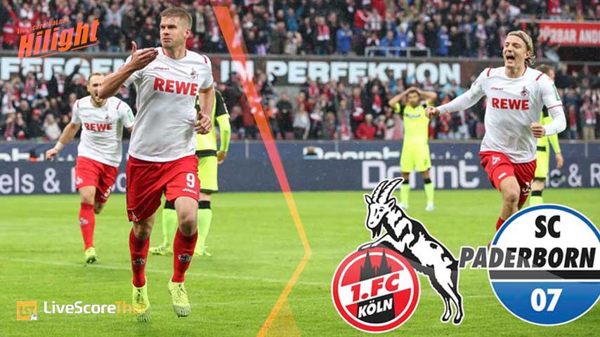 บุนเดิสลีกา : Köln VS Paderborn