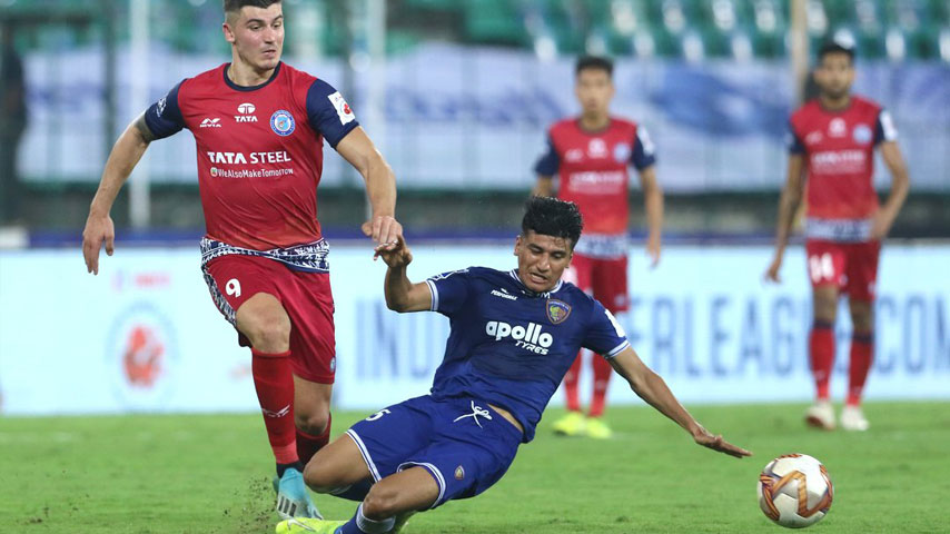 อินเดีย ซุปเปอร์ลีก : Chennaiyin VS Jamshedpur