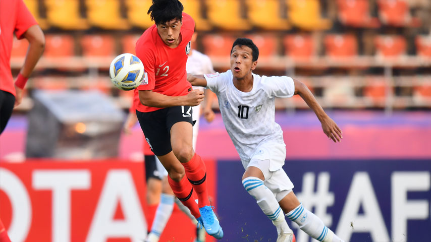 ฟุตบอลเอเชียเยาวชนอายุไม่เกิน 23 ปี : Uzbekistan U23 VS Korea Republic U23