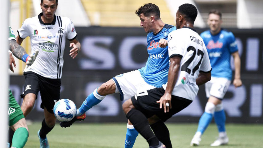 กัลโช่ ซีรีย์ อา อิตาลี : Spezia VS นาโปลี