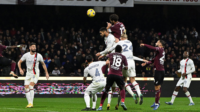 กัลโช่ ซีรีย์ อา อิตาลี : Salernitana VS เอซี มิลาน